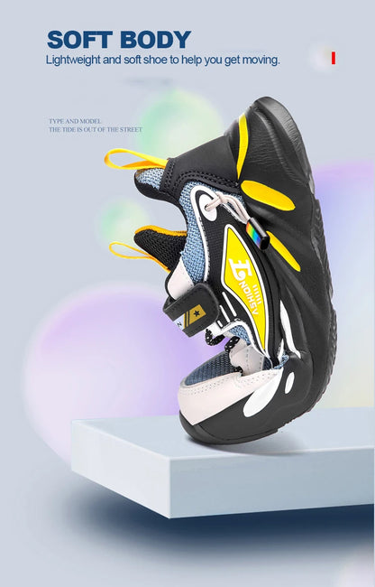 Children Boys Mesh Sports Running Shoes Breathable Non-slip For Girls Casual Running Walking Kid's Sneakers - Kimlud