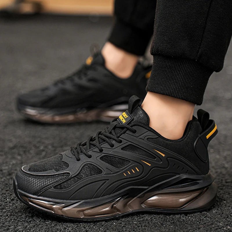 YRZL Men's Lightweight Running Shoes Breathable Mesh Walking Shoes Non Slip Comfortable Athletic Shoes for Men Sports Outdoor - Kimlud