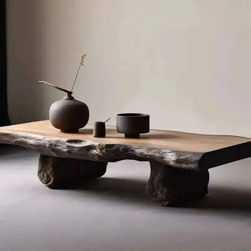 Antique Modern Coffee Table Aesthetic Wood Designer Living Room Decoration Coffee Table Unique Service Meubles Home Furniture - Kimlud