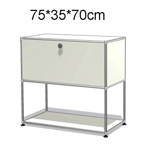 Module Modular DIY Furniture Storage Shelf Sideboard Customized Size Night Stand Cabinet Stainless Steel Home Use |...