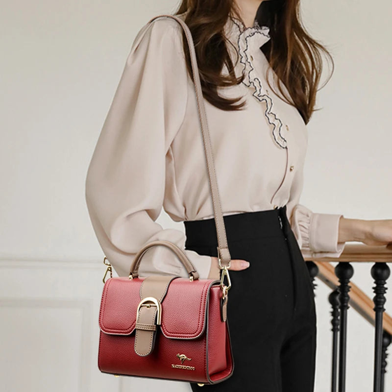 Luxury Brand 2023 Women's Simple Shoulder Bags Designer Women's Handbags Fashion Flap Crossbody Bag High Quality Vintage Handbag - Kimlud