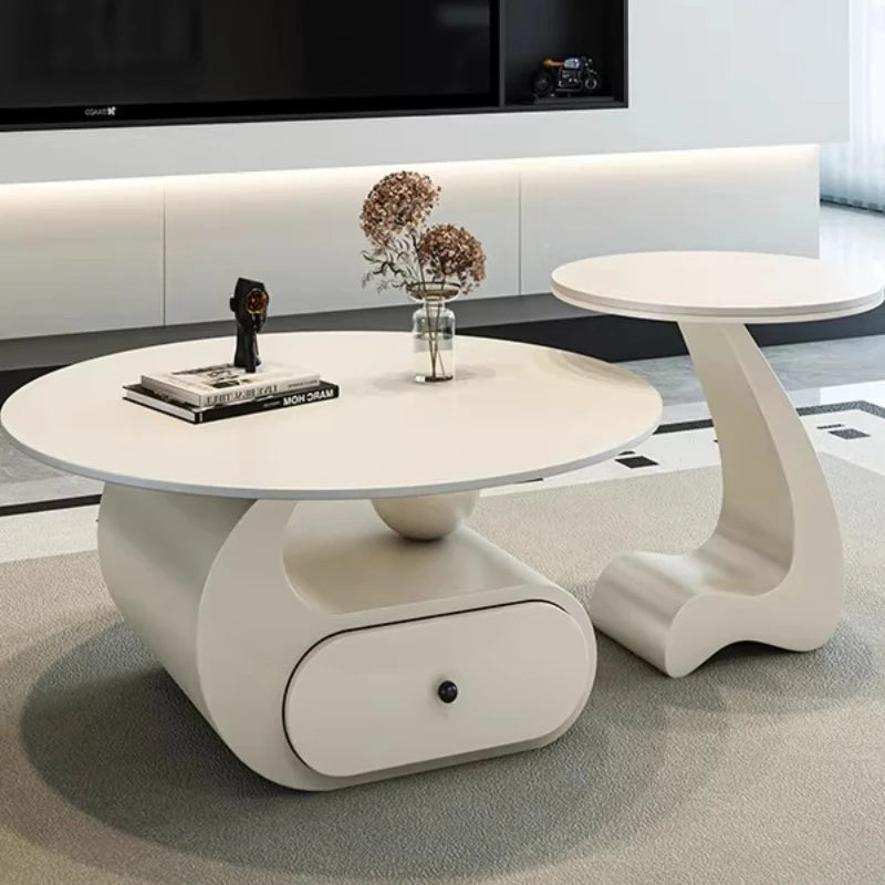 Drawers Aesthetic Coffee Table Minimalist Storage Simple Italian Coffee Table Writing Service Mesa Auxiliar Home...