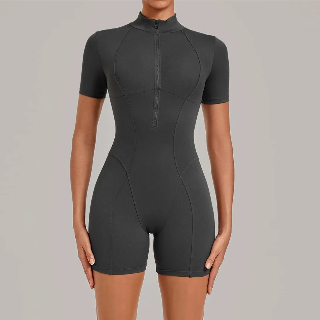 Triangle Back Women Fitness Yoga Set Sports Bodysuit Shorts One Piece Jumpsuit Gym Push Up Workout Legging Active Wear XP69