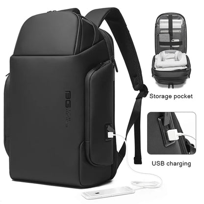 Bange 15.6 Inch Laptop Backpack Men USB Charging Waterproof  Casual Oxford Male Business Bag Computer Backpacks