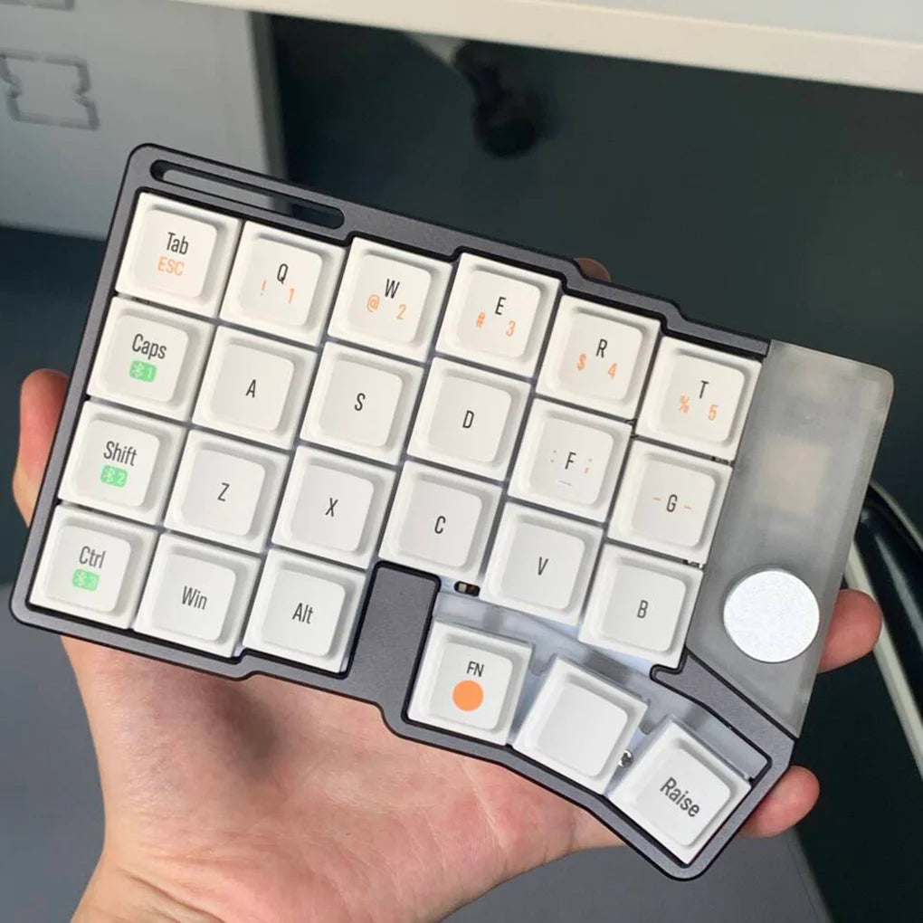 Cornix Wireless Split Mechanical Keyboard Bracket Version Aluminium Case Hot Swap Kit Bluetooth 2Mode Keyboard Ergonomics VIAL - Kimlud