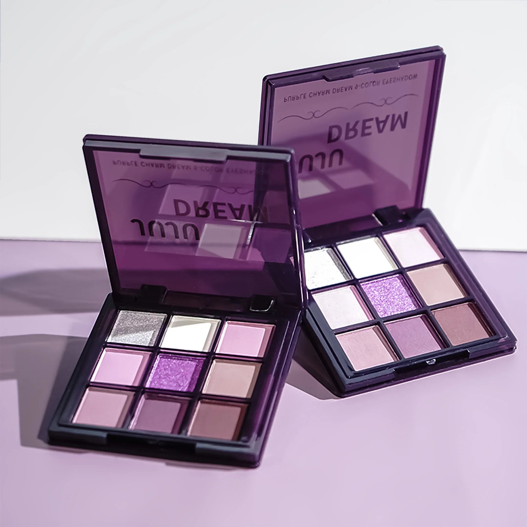 Purple charm dream girl nine-color eye shadow plate smoke purple low saturated pearl matte purple spicy multi-color eye shadow