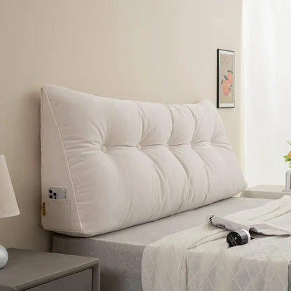 Headboard Pillow Triangle Cushion Backrest Sofa Waist Cushion Wedge Sleeping Pillow for Decorative Pillows for Bed...