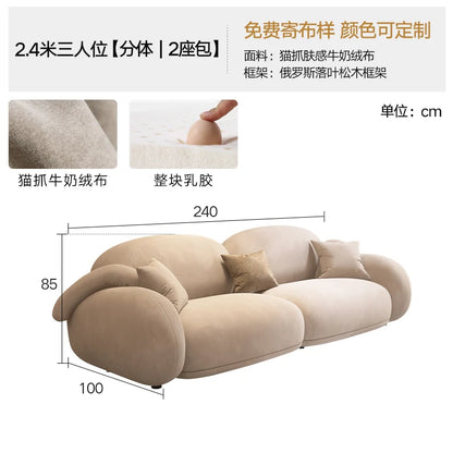 Love Seat Floor Living Room Sofa Lounge Handbags Hallway Cheap Living Room Sofas Balcony Koltuk Takımı Postmodern Furniture Home - Kimlud