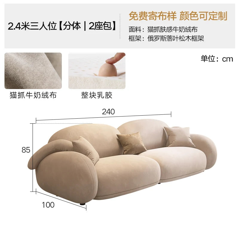 Love Seat Floor Living Room Sofa Lounge Handbags Hallway Cheap Living Room Sofas Balcony Koltuk Takımı Postmodern Furniture Home - Kimlud