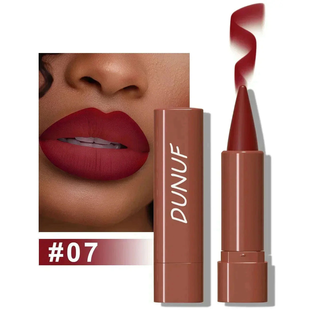 9 Colors Gradient Lip Liner Matte Black Brown Velvet Lipstick Waterproof Non Sticky Contouring Tint Lipliner Crayon Lip Makeup