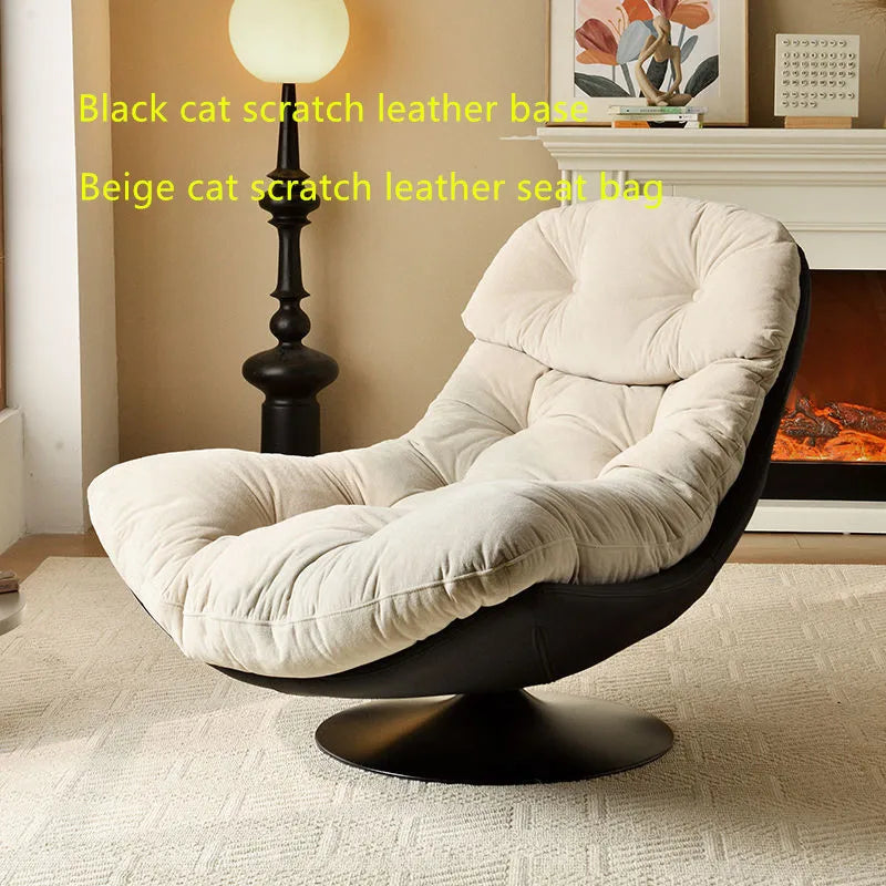 Modern Luxury Lounge Chair for Living Room Study Balcony Single Seat Swivel Leisure Chair Reading Lazy Sofa for Room...