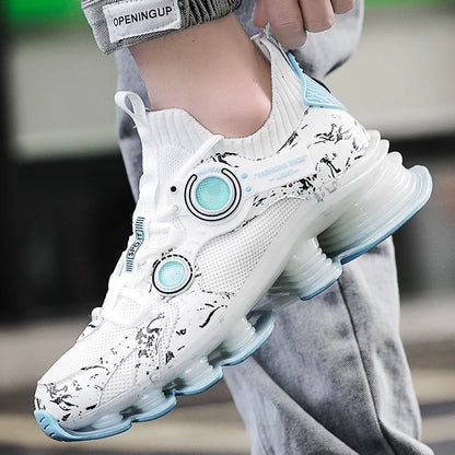 YRZL Men Sneakers Tenis Luxury Designer Shoes Mens High Quality Platform Sneakers Fashion Blade Loafers Running Shoes for Men