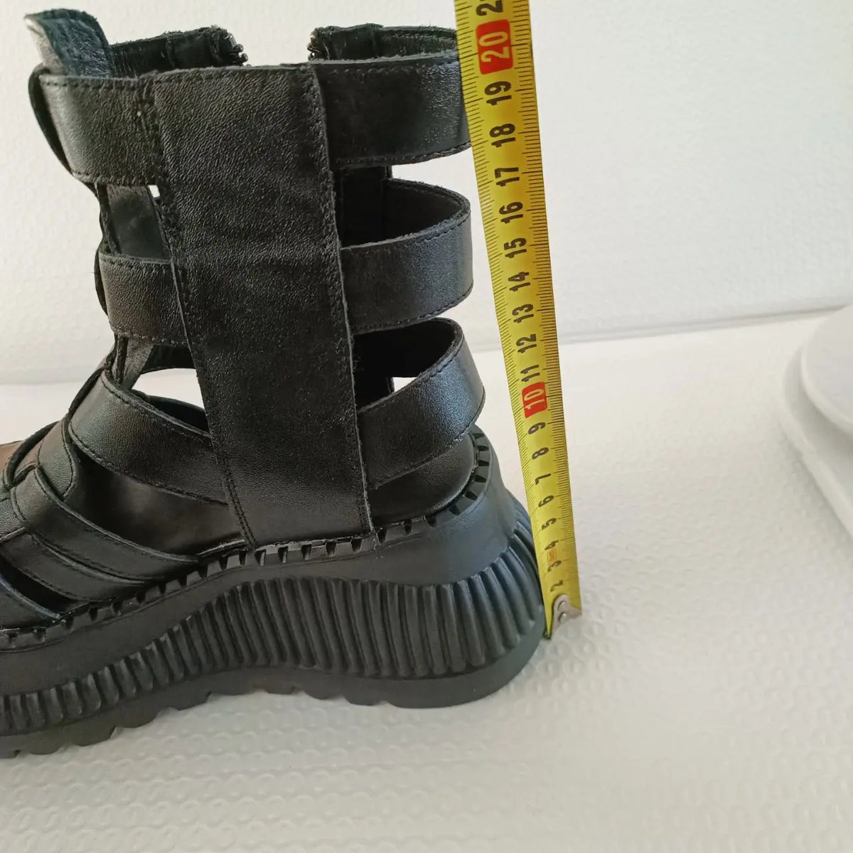 Koznoy 8cm 2025 Ethnic Weave Cow Genuine Leather Hollow Zip Summer Fashion Ankle Booties Women Chunky Heels Breathable...