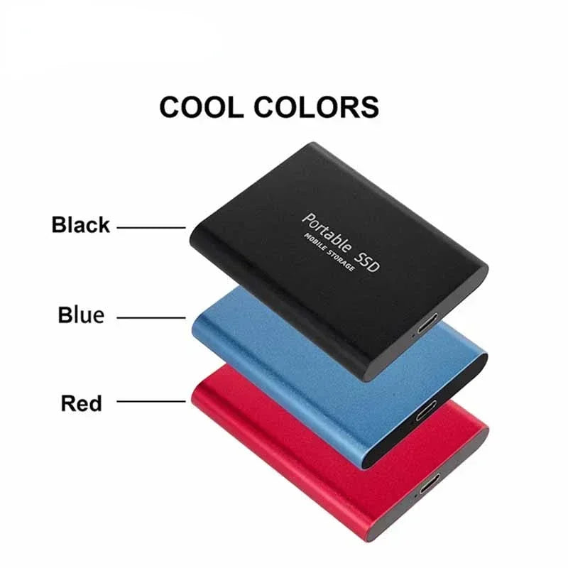 Portable External Hard Drive 1TB 2TB High-Speed SSD Fast Transfer Mini Solid Hard Disk Storage for Laptop Desktop MAC 2025 New