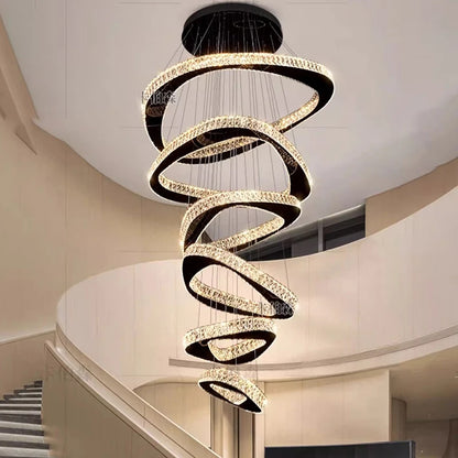 Modern decor led lights rings pendant light lamps for living room led Chandeliers for dining room hanging light indoor lighting - Kimlud