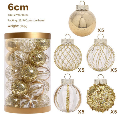 Christmas Tree Led Pendant Gilding Ribbon Christmas