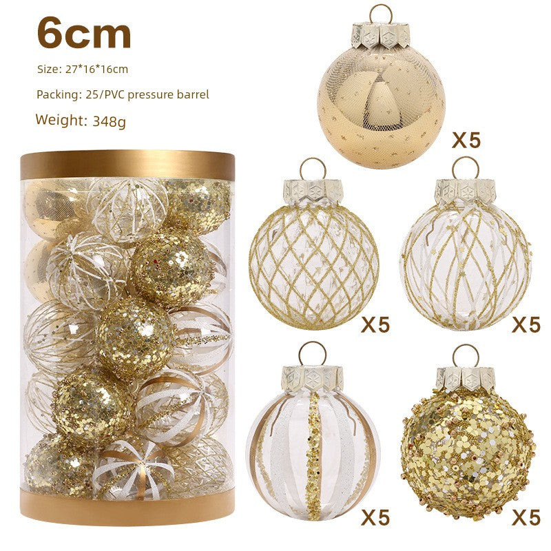 Christmas Tree Led Pendant Gilding Ribbon Christmas