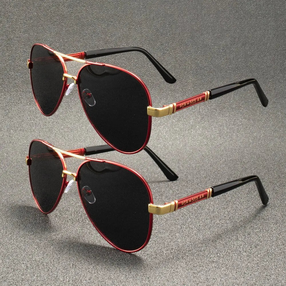 Polarized Sunglasses Men Metail Frame Quality Sun Glasses Brand Design Male Glasses Fishing Driving Goggles UV400 |...
