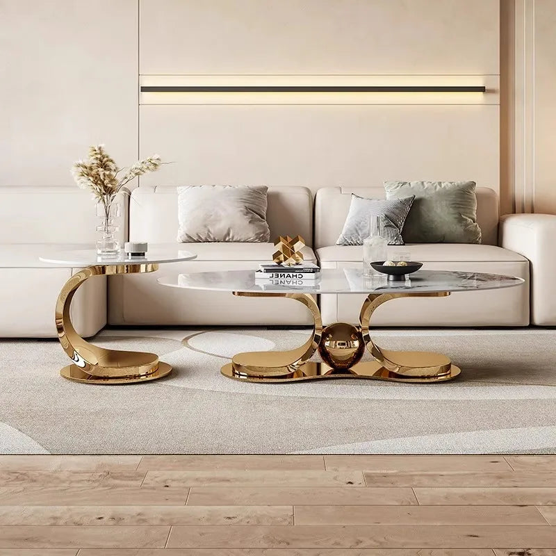 Center Writing Coffee Table Minimalist Unique Designer Coffee Table Accessories Decoration Mesas Bajas Living Room Furniture - Kimlud