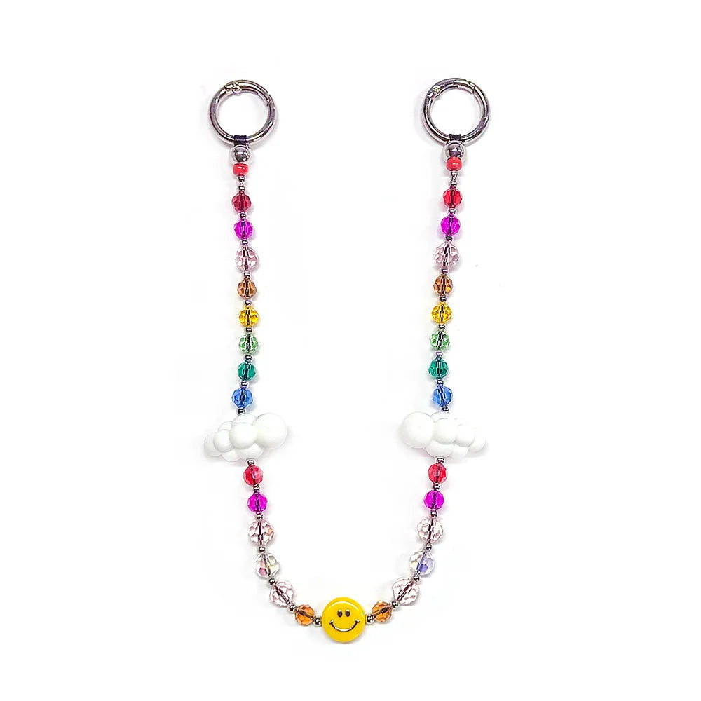 HERLOOK Y2K Bohemian Bag Charm for Women Red Heart Colorful Beads Chakra Energy Healing Pendant Fashion Jewelry Gift...