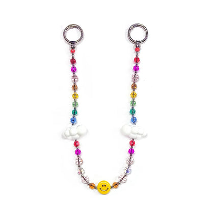 HERLOOK Y2K Bohemian Bag Charm for Women Red Heart Colorful Beads Chakra Energy Healing Pendant Fashion Jewelry Gift...