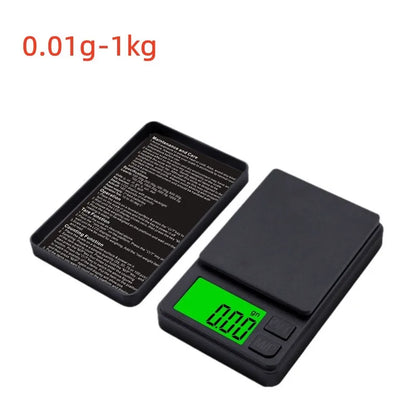 Precision Pocket Scale 1000g X 0.01g - Digital Gram, Food, Jewelry, Ounces/Grains Scale with Backlit LCD - Mini Scale for Travel