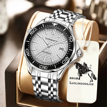 Men's Luxury Brand Business Sport Automatic Mechanical Watches 2025 Waterproof MM300 NH35 Steel Watch For Man WristWatches Clock