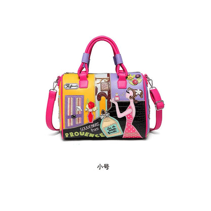 Luxury Women Pu Leather Handbag Fashion Large Capacity Female Shoulder Bags High Quality Ladies Boston Crossbody Bag...