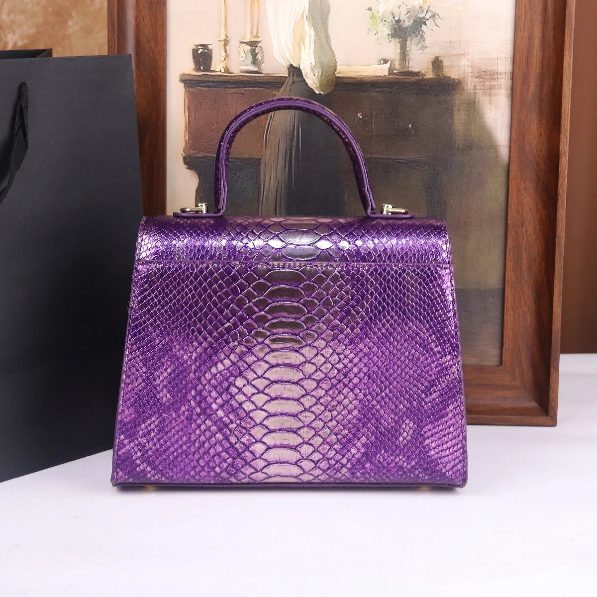 Stone-patterned handbag 2025 new style fashionable and elegant single-shoulder crossbody bag | Kimlud Premium Bag