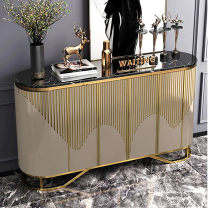 Narrow Luxury Living Room Cabinets Gold Classic French Narrow Living Room Cabinets Space Saving Meuble Rangement...