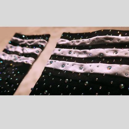 Sexy Rhinestone Lingeri Long Sock Women Long Sock Thigh High Over The Knee Stockings sexy Lolita Ladies Girls Warm Knee...