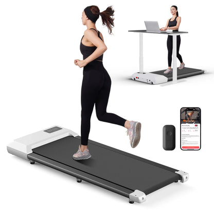 300lbs Treadmill for Home 2.5HP Treadmills Walking Pad LCD Digital Data Display 2in1 Walking Running Fitness Exercise Machine - Kimlud