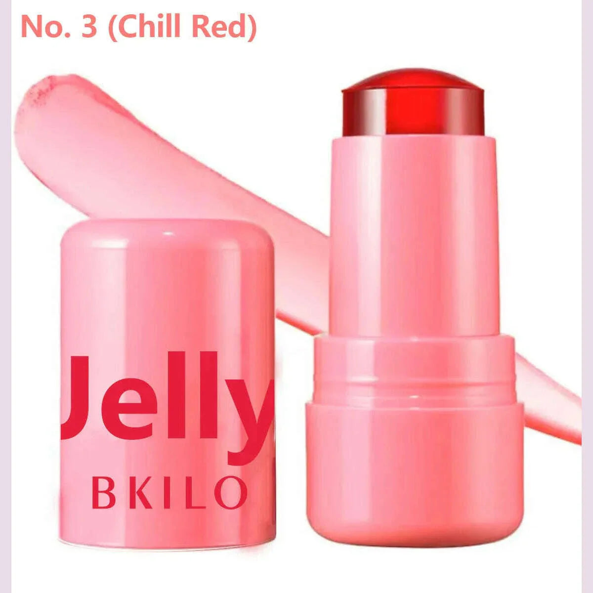 Jelly Cheek Blush Tint 3-in-1 Moisturized Blusher Sticker Water Long Lasting Brighten Matte Facial Contour Rouge Makeup