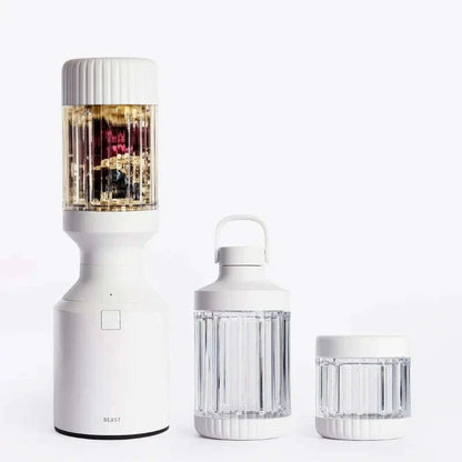 The Beast Blender; Personal Countertop Blending for Smoothies,Shakes,Food Prep & Frozen Fruits & Veggies; Extra Portable Vessels