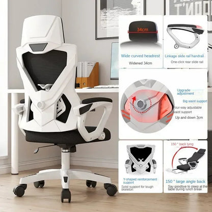 Office Chair, Ergonomic Chair, Adjustable Rotating Computer Chair, Commercial Conference Room, Reclining E-sports Chairs...