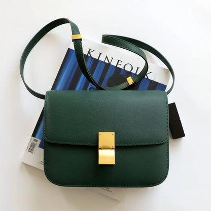UBELLIN Large Women Handbag Bag Single Flap Lock Fashion Interior Compartment Solid Luxury Shoulder Bags Handbags 2024 - Kimlud