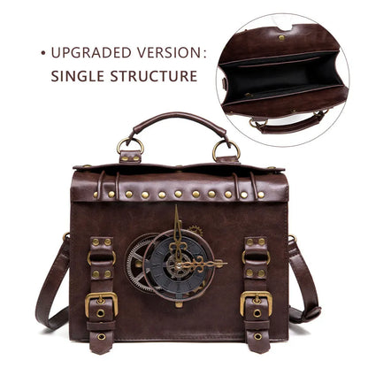 Medieval Renaissance punk industrial retro style women's shoulder bag messenger crossbody bag handbag messenger birthday...