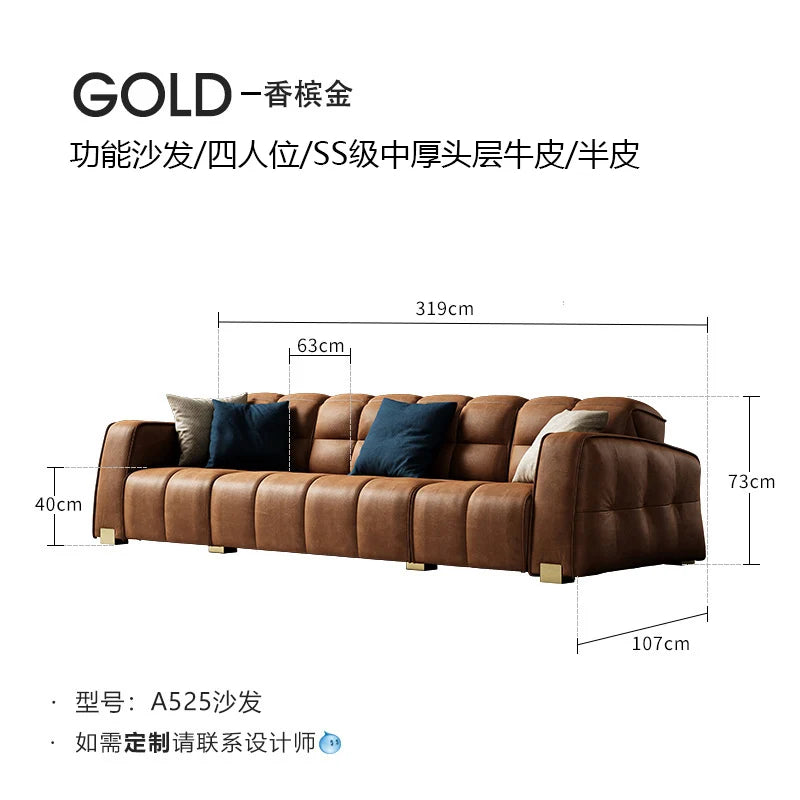 Italian Light Luxury Sofa Multifunctional Design Creative Aesthetics Aesthetics Sofas Modern Lounge Sillon Cama Trendy...