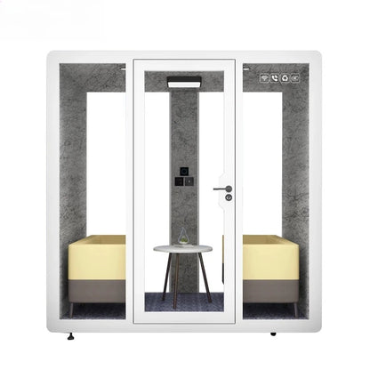 Business Negotiation Soundproof Booth High Privacy Acoustic Meeting Pod Customized Luxury Finish For High-End Hotel Business
