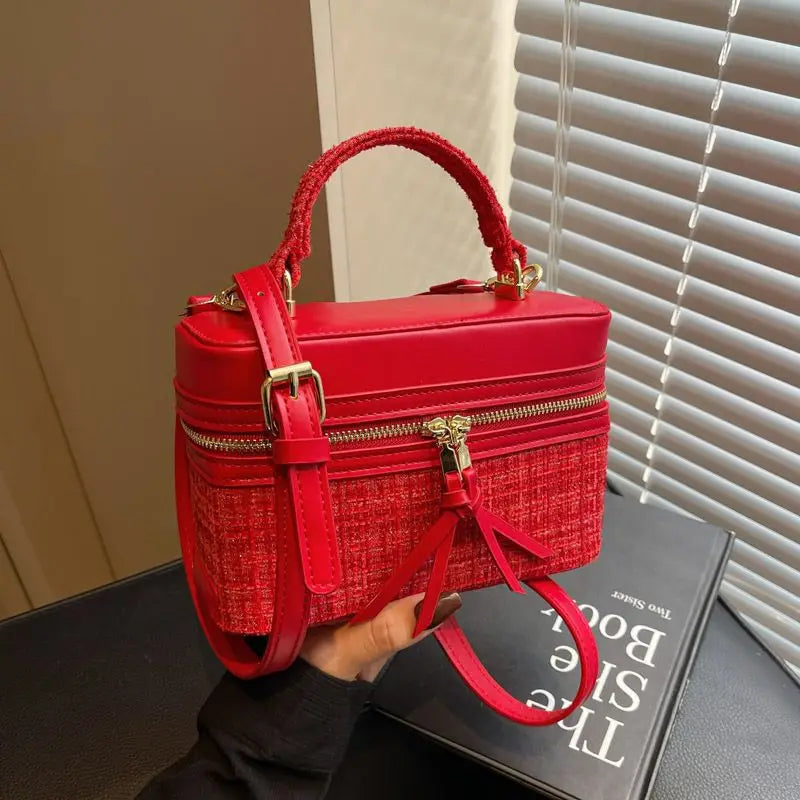 New Spring Summer Fashionable Handbag – Lightweight Portable Square Box Crossbody Bag for Stylish Daily Use | Kimlud Mid...
