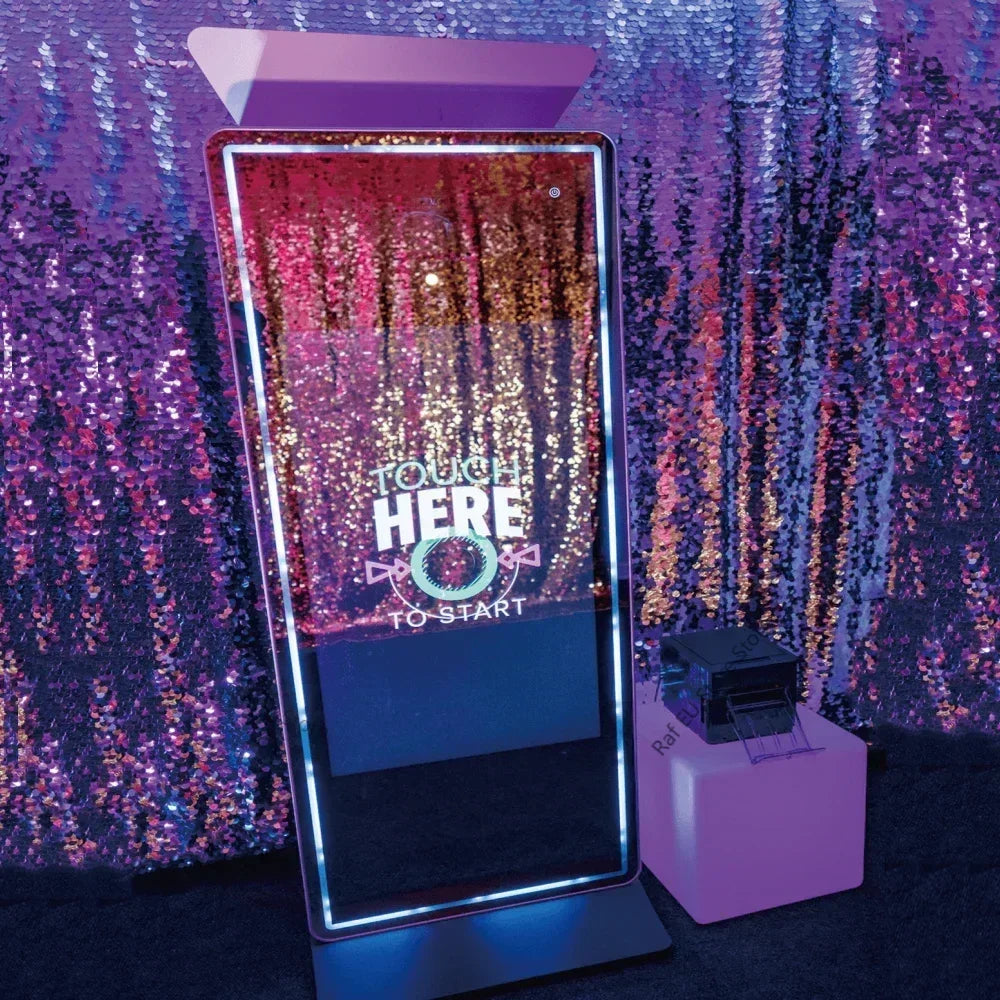 Newest Mirror Photo Booth With Printer And Camera Photobooth MacNewest Mirror Phhine Party Supplier Selfie Digital...