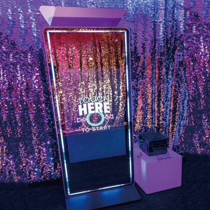 Newest Mirror Photo Booth With Printer And Camera Photobooth MacNewest Mirror Phhine Party Supplier Selfie Digital...