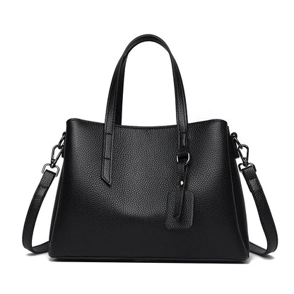 First Layer Cowhide Women's Shoulder Bag Commuter Handbag Armpit Crossbody Bag Genuine Leather Small Square Bag luxury |...