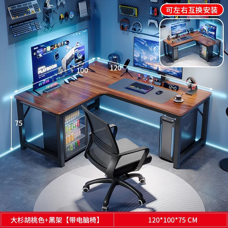 Study Storage Computer Desks Gaming Reading Pc Ergonomic Table Keyboard Notebook Accessories Mesas De Computador Home Furniture - Kimlud
