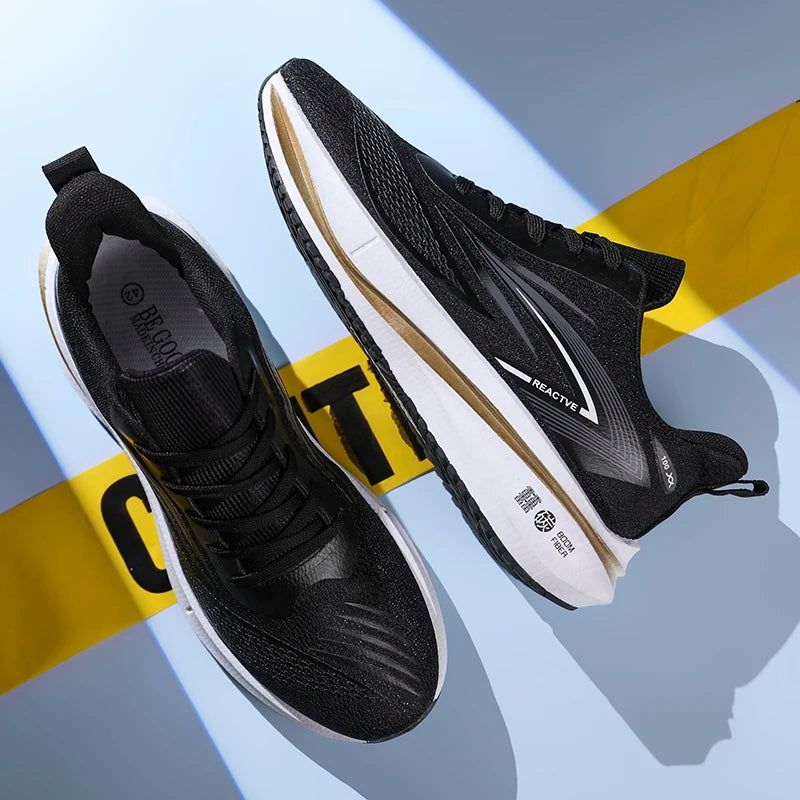 Running Shoes Men Mesh Breathable Outdoor Sports Flat Casual Mesh Walking Comfortable Tennis Shoes for Man Sneakers