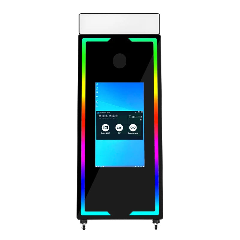 2025 Touch Screen Photo booth High Quality Portable 40 inch 65 inch Mirror magic Photo Booth Machine For Wedding Party...