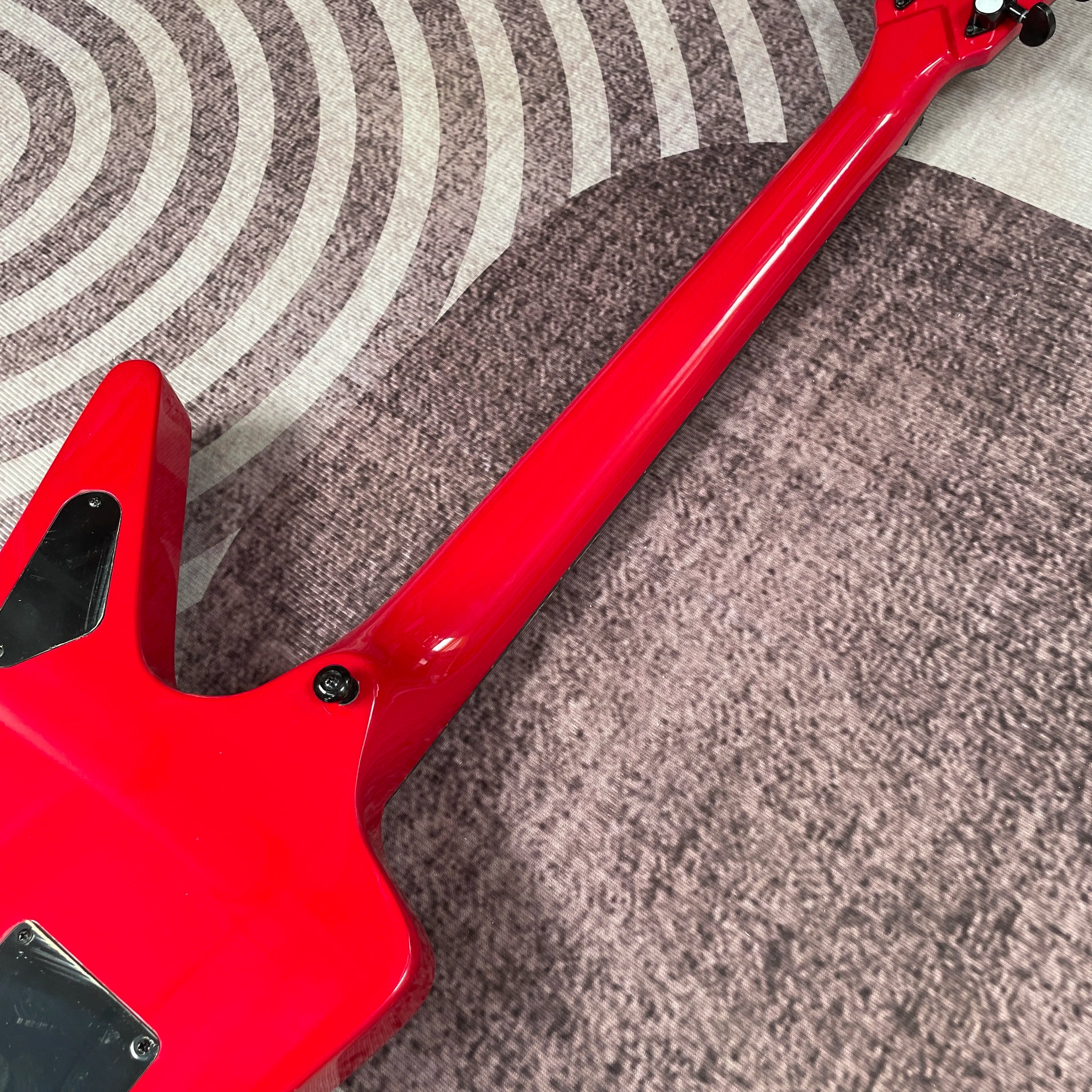 Washb Dimebag Custom Electric Guitar Brand Red Color Floyd W/Bar Fast Ship | Kimlud Luxury Bag