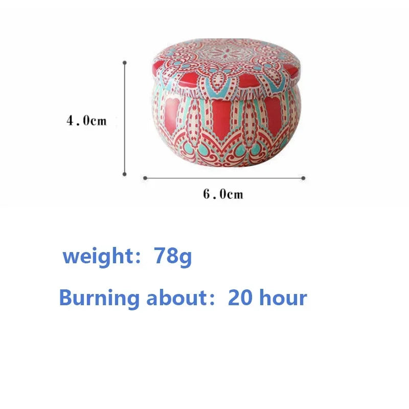 Gbbma A box of notes Scented candles Use natural dried flowers candles For indoor aromatherapy