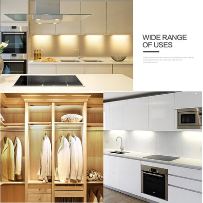 20/30/40/50cm LED Under Cabinet Light PIR Motion Sensor Closet Night Light For Bedroom Kitchen USB Wardrobe Lamp Indoor Lighting