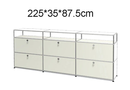 Module Modular DIY Furniture Storage Shelf Sideboard Customized Size Night Stand Cabinet Stainless Steel Home Use |...